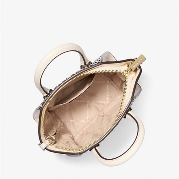 Michael Kors Avril Extra-Small Cheetah Print Calf Hair and Leather Satchel - Picture 3 of 8